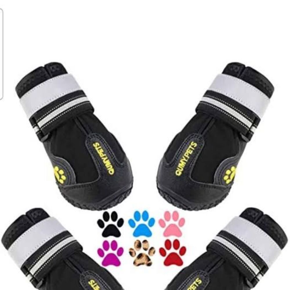 ***NEW*** QUMY Dog Shoes for Large Dogs, MSRP: 30.00... SIZE 7. Elyria, OH. Firm
